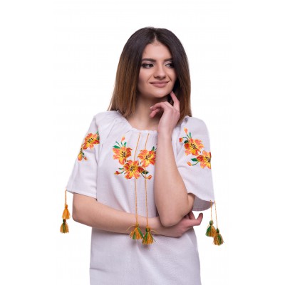 Embroidered Blouse "Summer Garden"